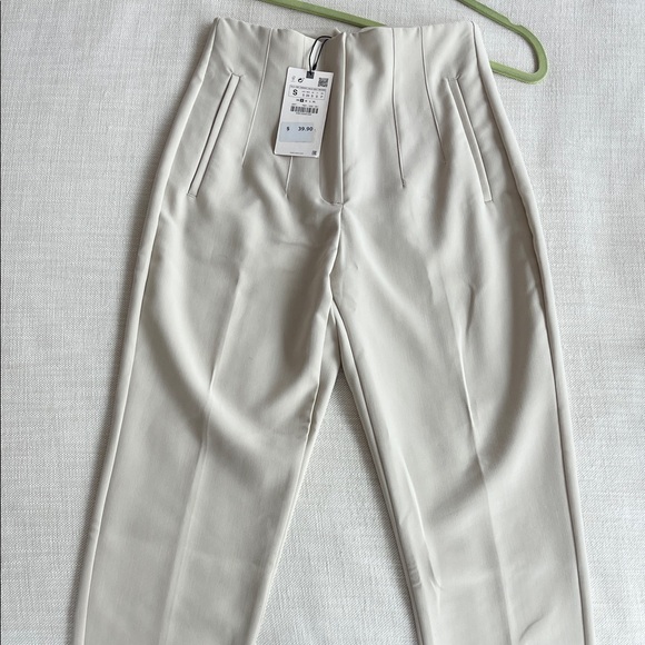 Zara Pants & Jumpsuits Zara Cream Work Pants Poshmark — free download